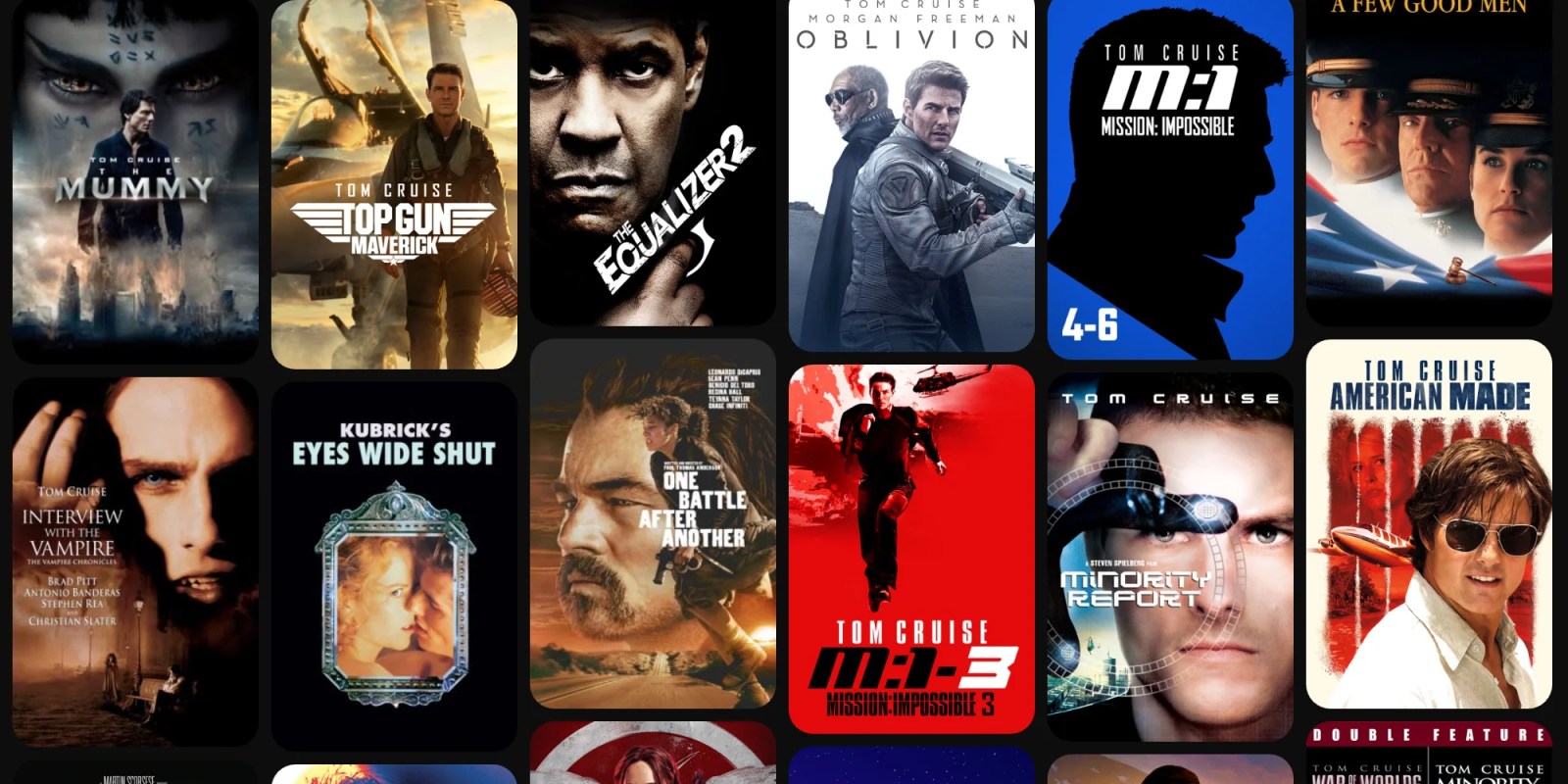 A collage of movie posters