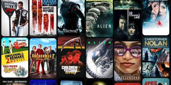 A collage of movies