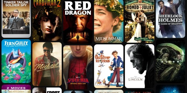 A collage of movies