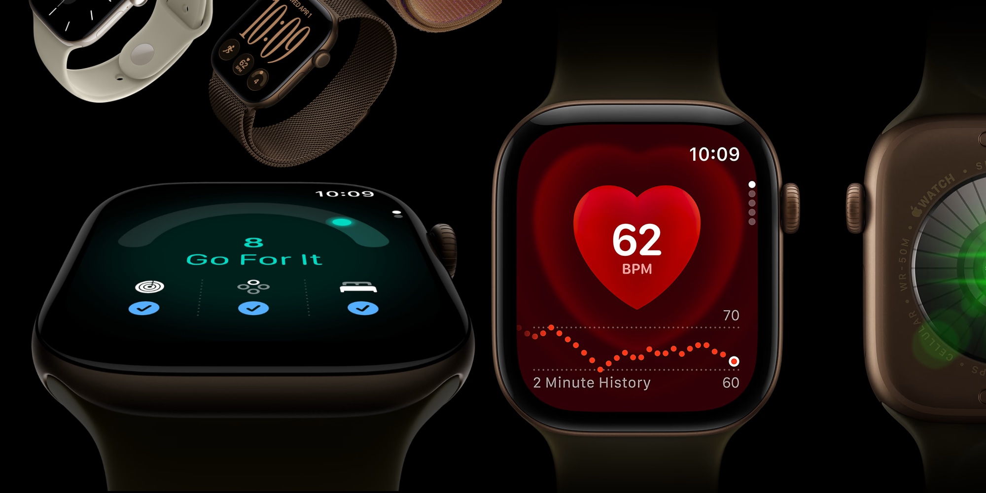 A close up of a smart watch