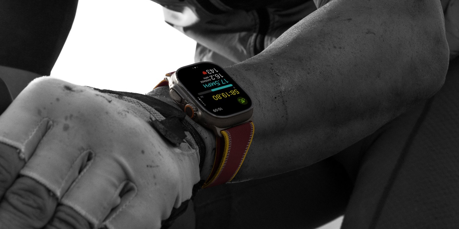 A person wearing a smart watch