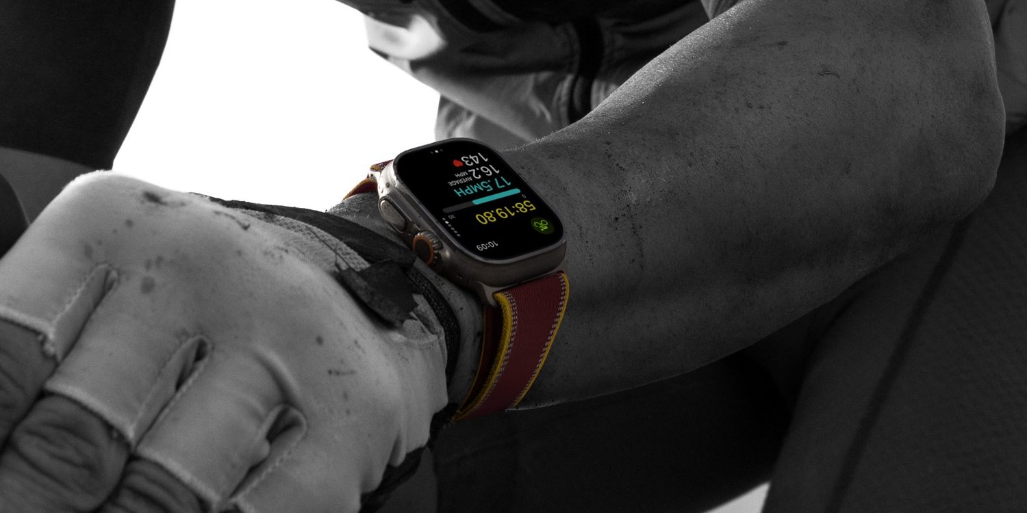 A person wearing a smart watch