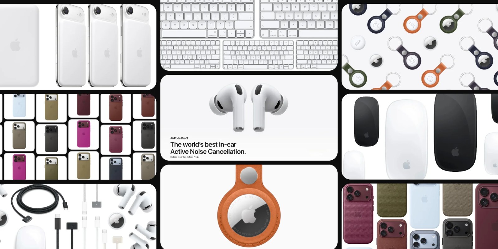 A collage of electronic devices