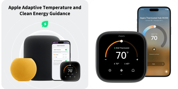 A screenshot of a smart home device
