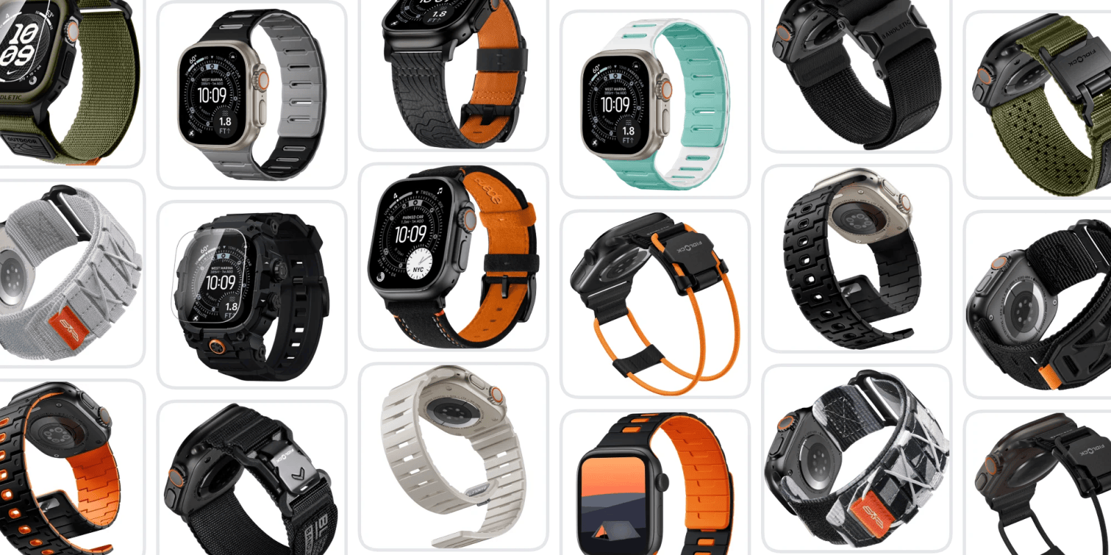 A collage of different watches