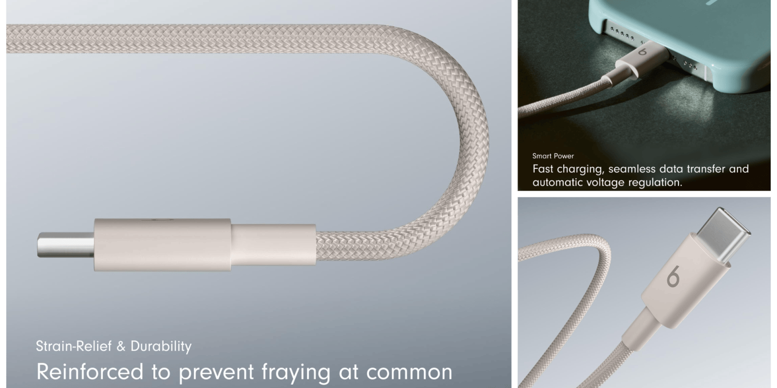 A close-up of a cord