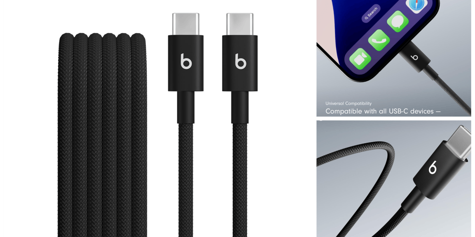 A close up of a cable