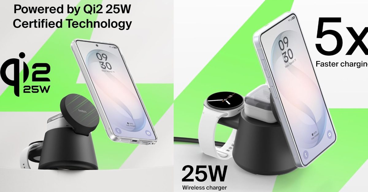 Belkin’s 25W 3-in-1 magnetic charging station for Pixel and Galaxy users hits  all-time low