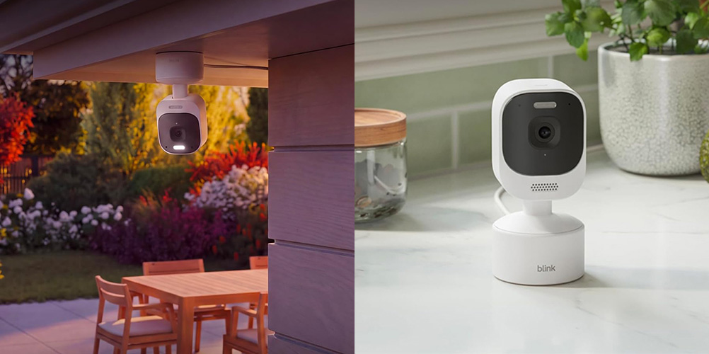A camera on a counter