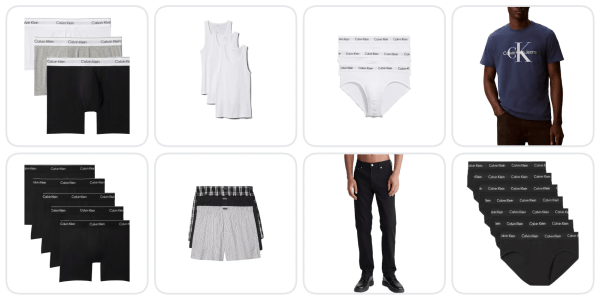 A collage of a man's clothes
