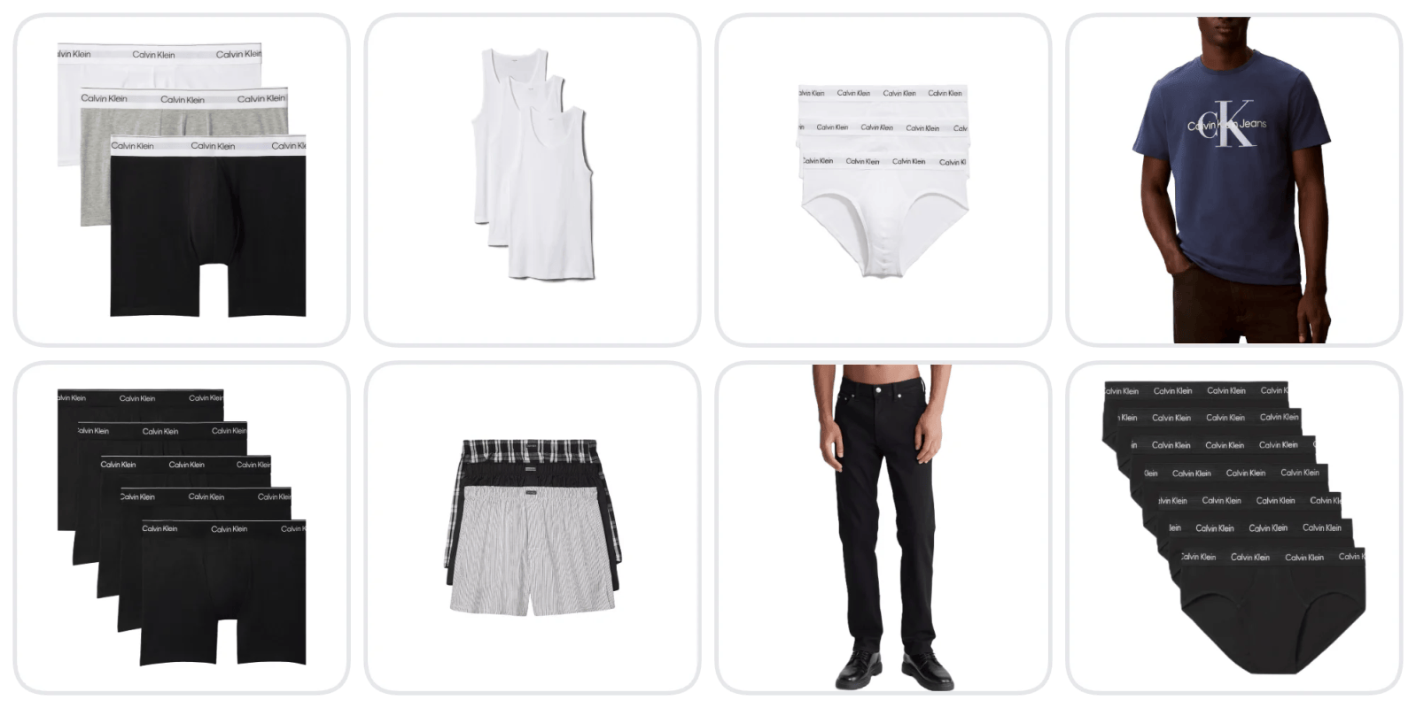 A collage of a man's clothes