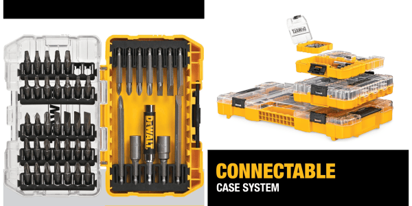 A close up of a tool box