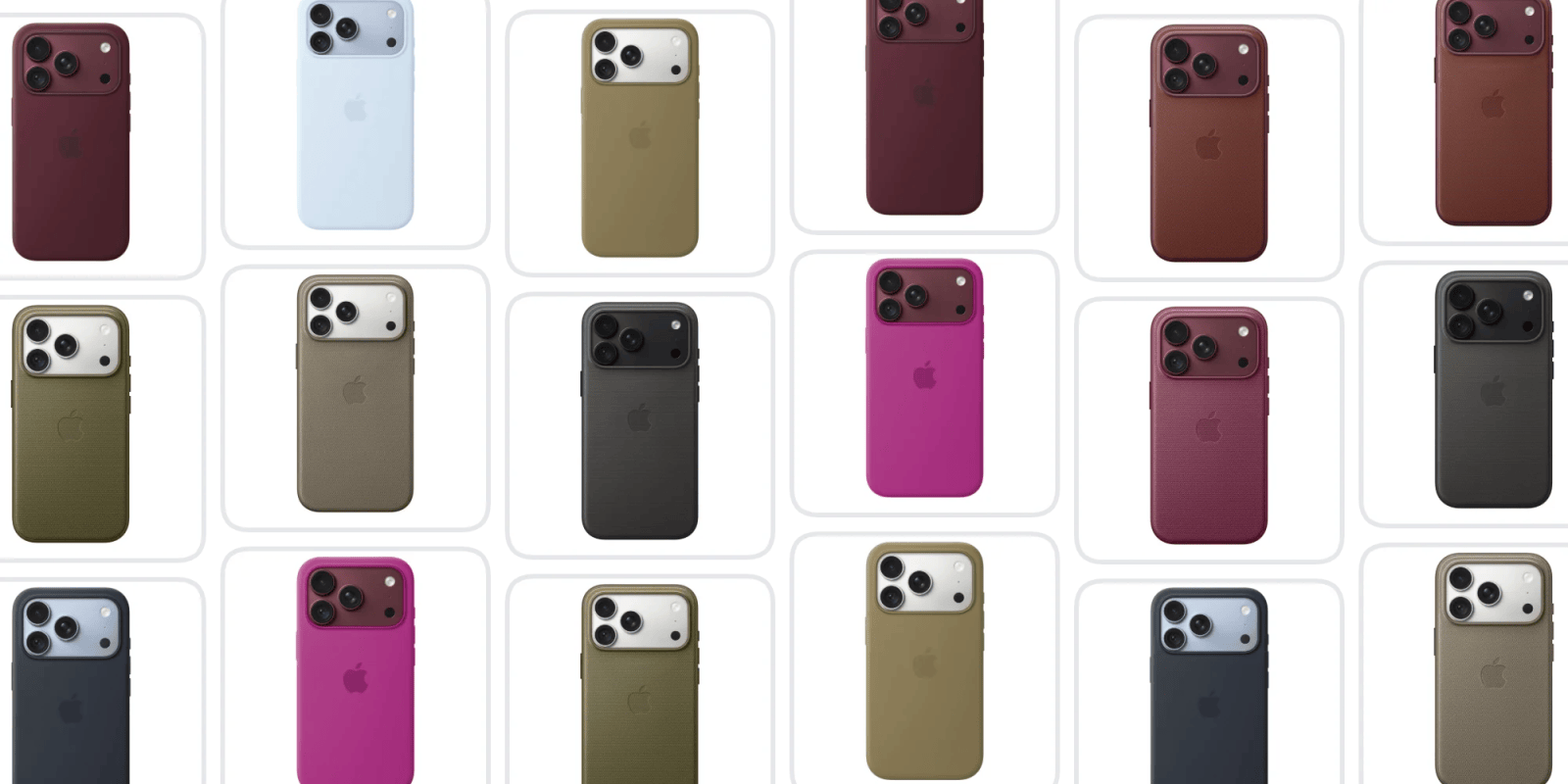 A group of cell phones