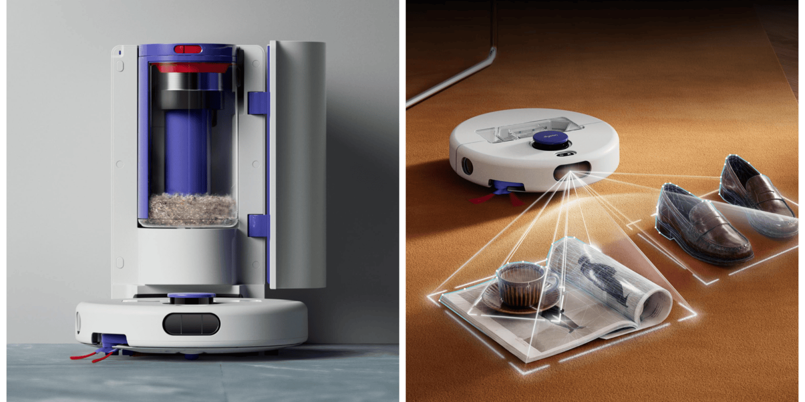 A robot vacuum cleaner and a robot vacuum cleaner