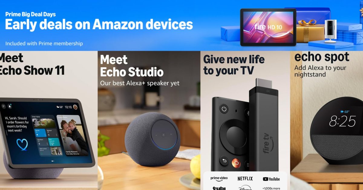 Fall Prime Day Amazon gear deals are flying: All-new Fire TV Stick 4K 50% off, Echo gear up to 0 off, more