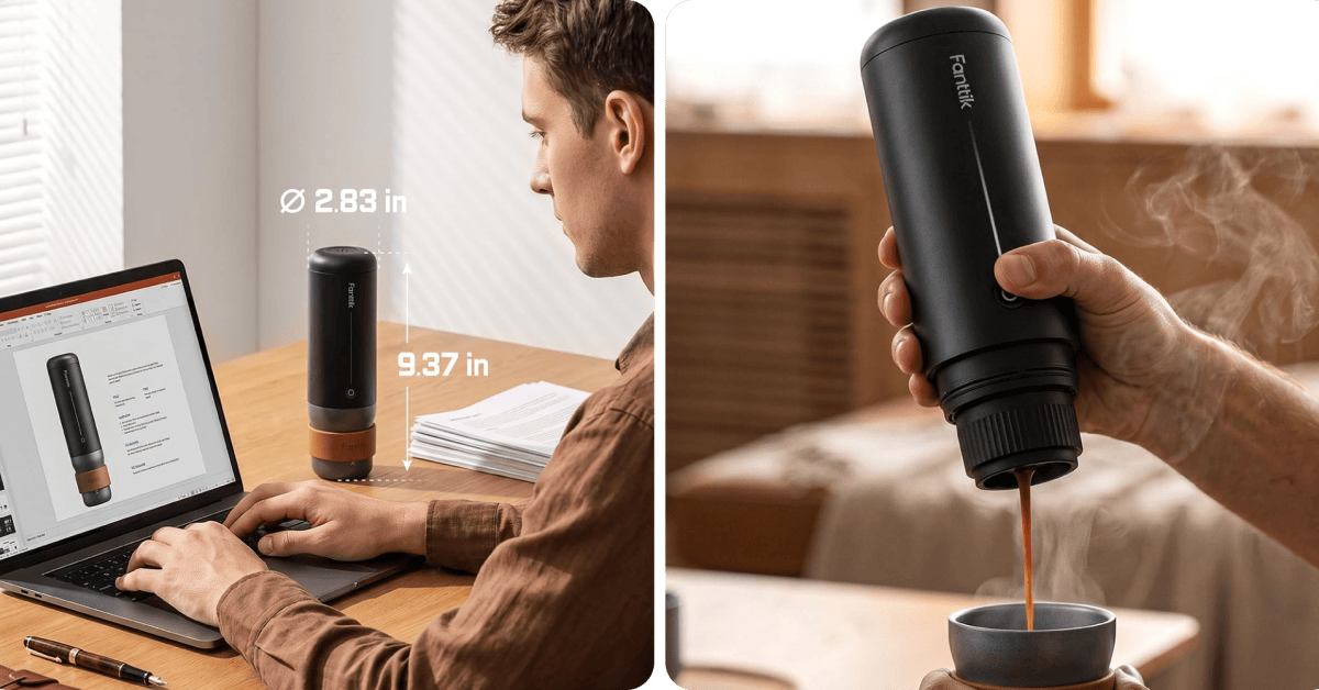 This year Fanttik launched Cafein 11, a USB-C rechargeable espresso maker that’s now on sale for 0 This year Fanttik launched Cafein 11, a USB-C rechargeable espresso maker that’s now on sale for 0
