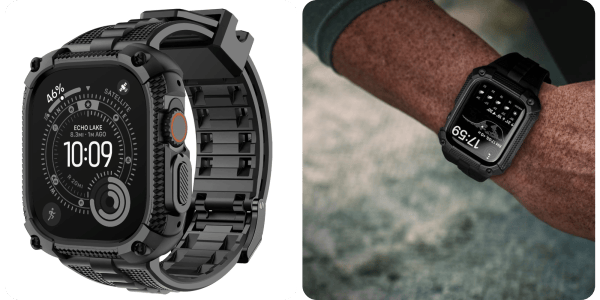 A close up of a watch