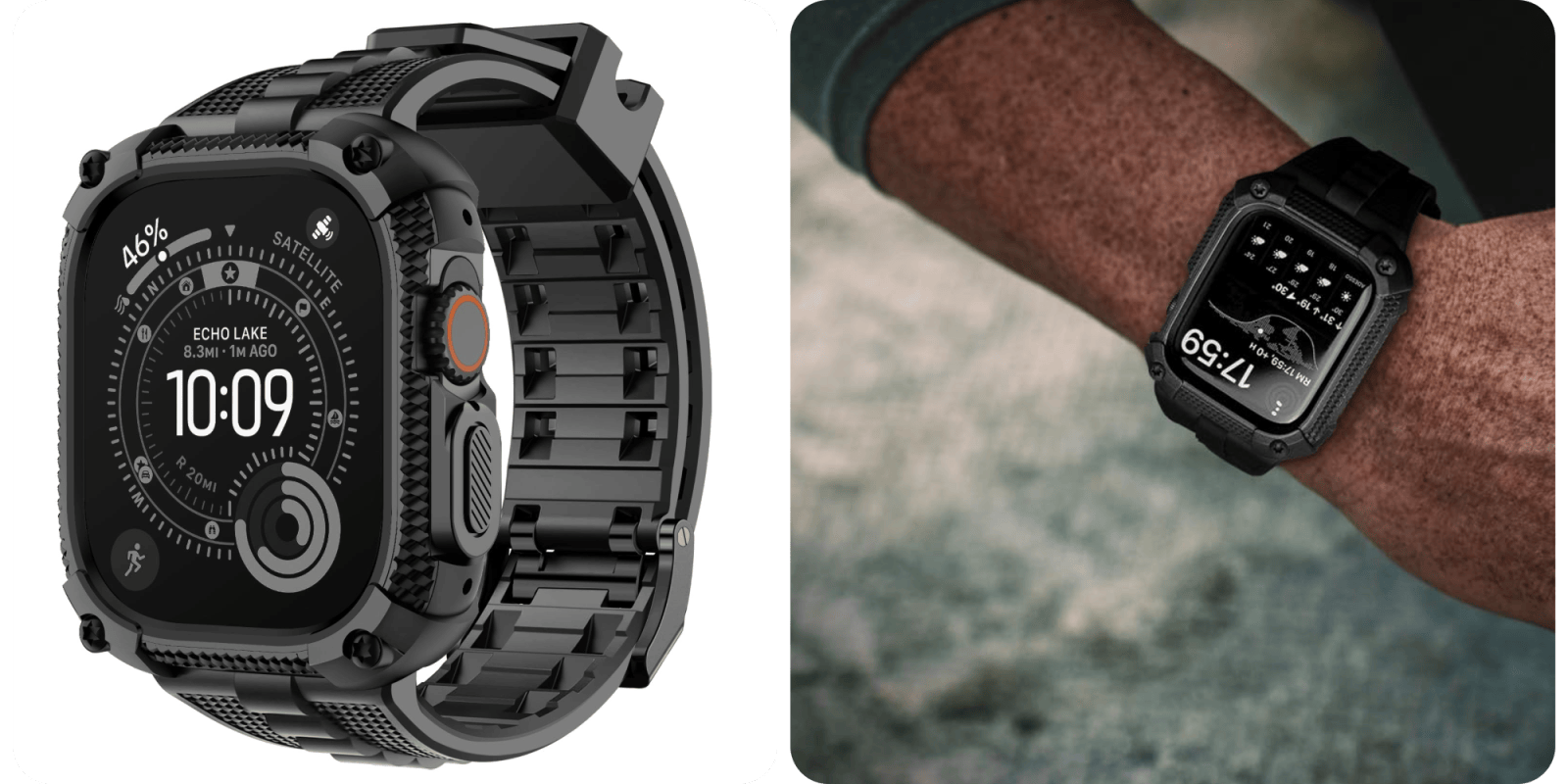 A close up of a watch