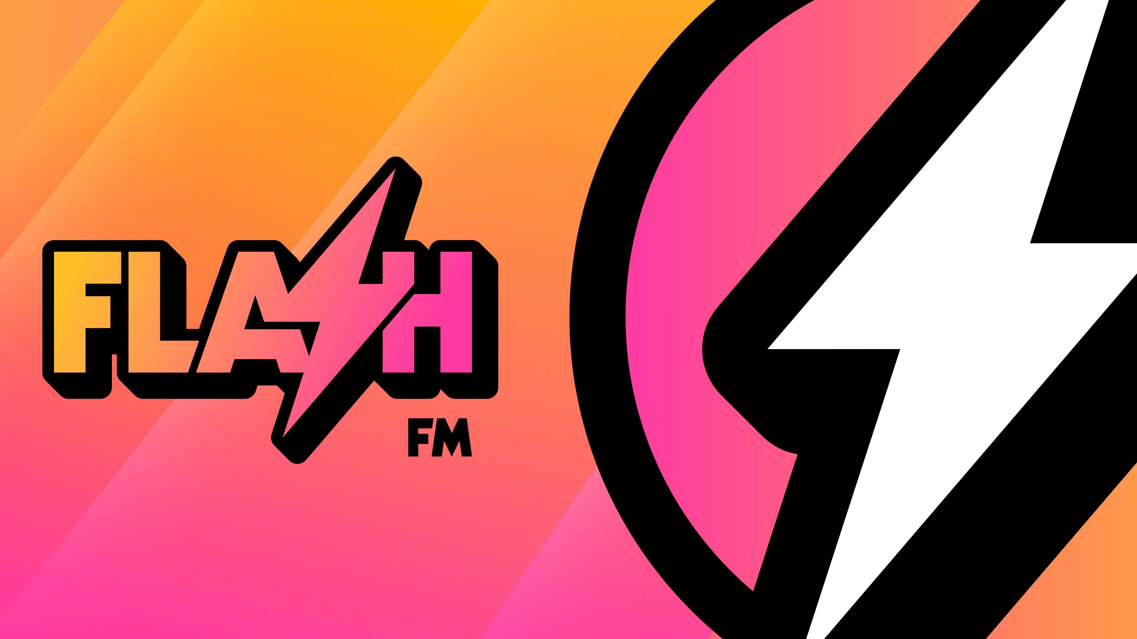 A close up of a logo