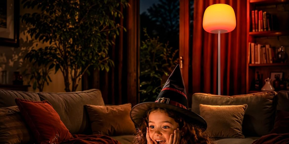 A child wearing a person hat