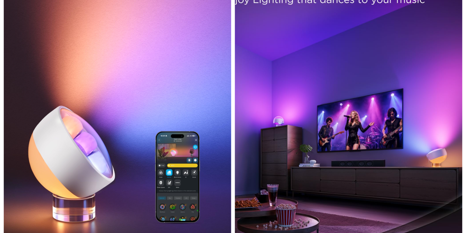A screenshot of a room with a tv and a phone