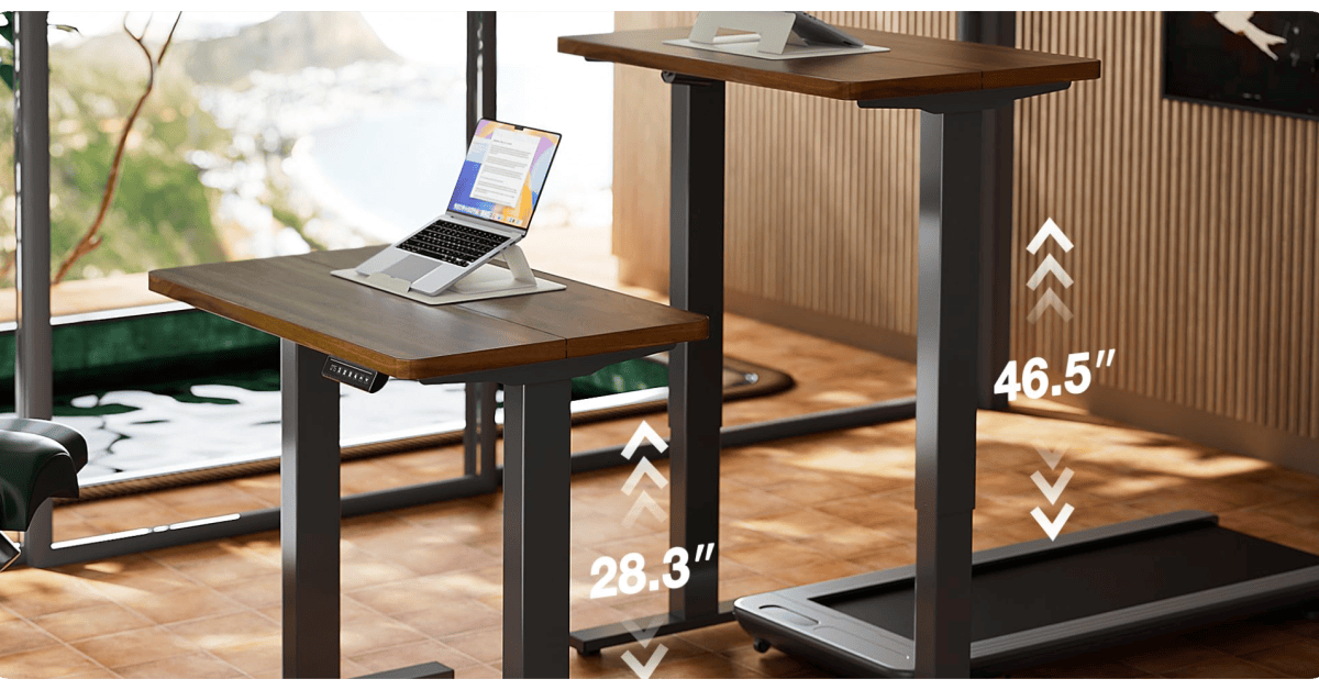 Tight office? This compact 32-inch electric standing desk is priced from right now Tight office? This compact 32-inch electric standing desk is priced from right now