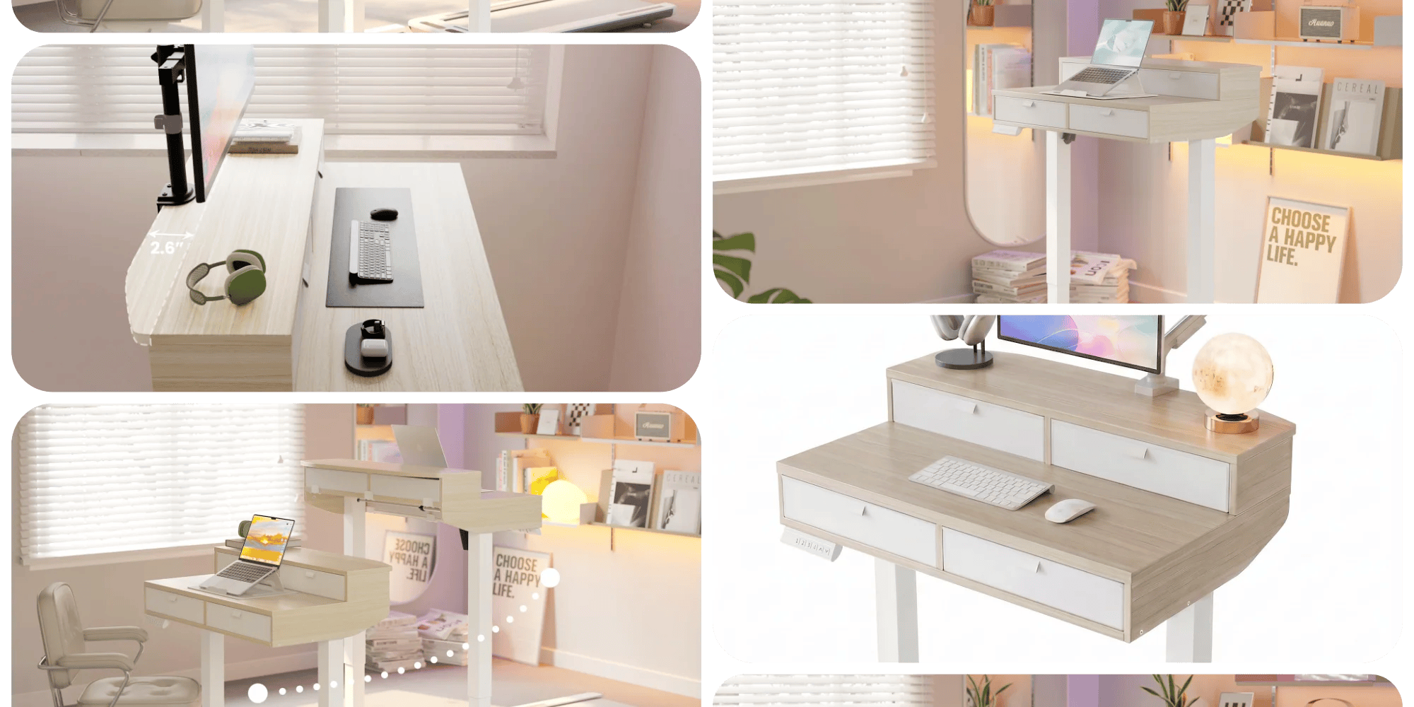 Tight office space? Check out this compact two-tier standing desk with drawers for $110 (Save 21%)