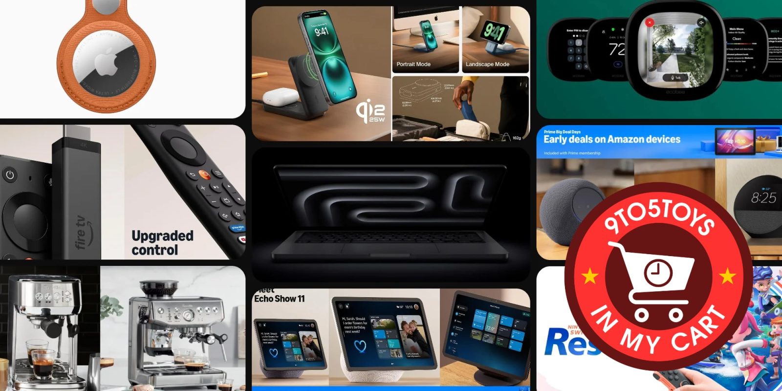 A collage of different electronic devices