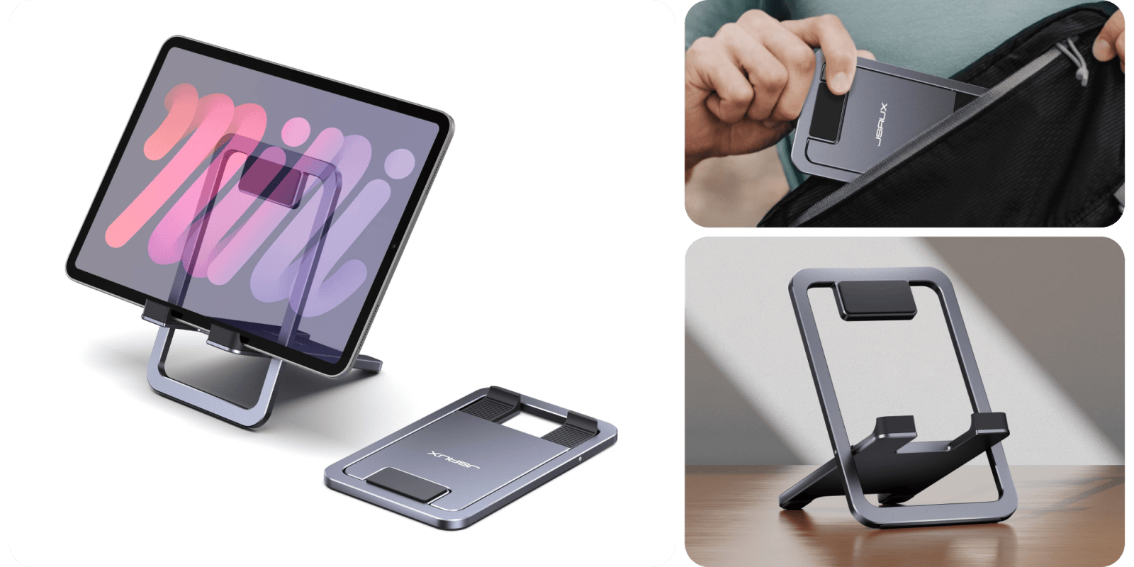A close-up of a tablet