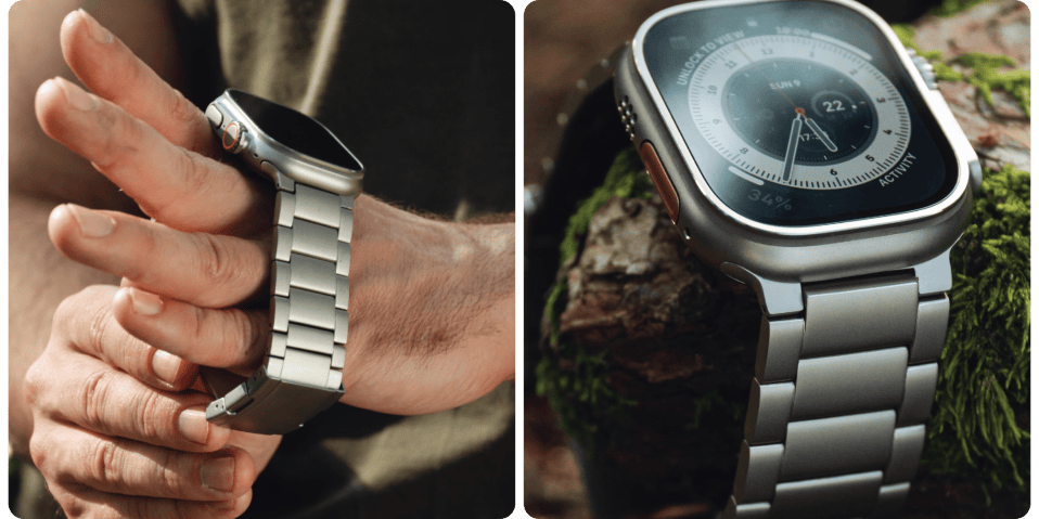 A close up of a watch