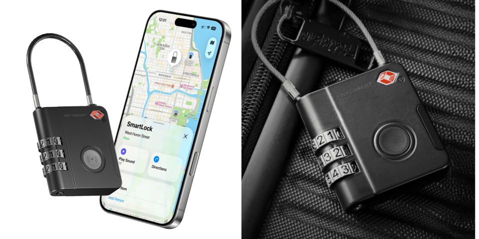 A cell phone with a combination lock
