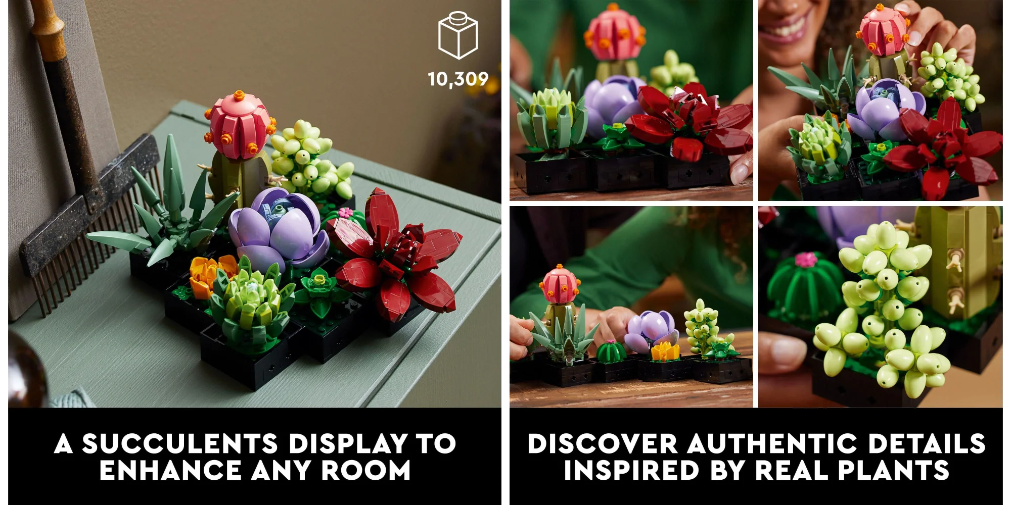 Enhance your décor with LEGO’s 771-piece Botanicals Succulents set down at $33