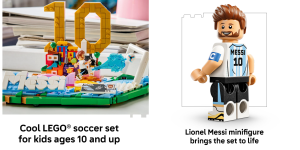 A collage of a toy
