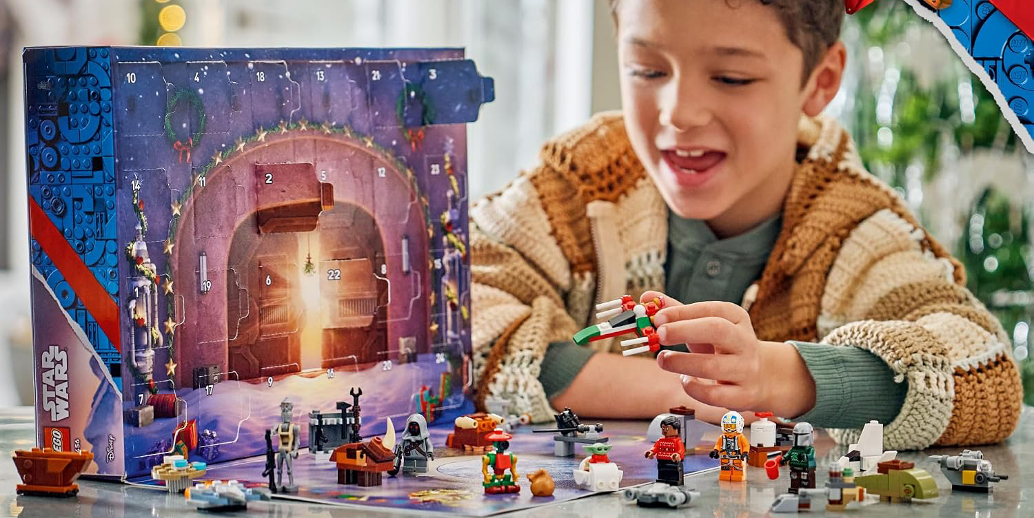 A boy playing with toys