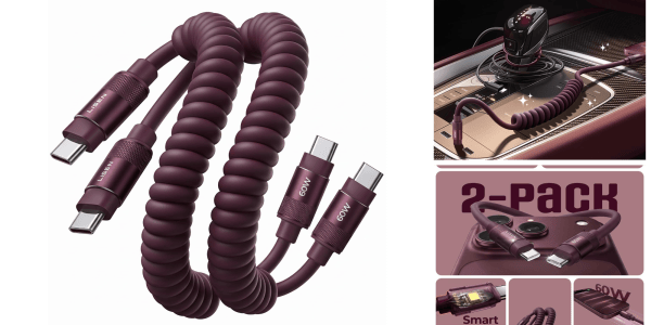 A close up of a cord
