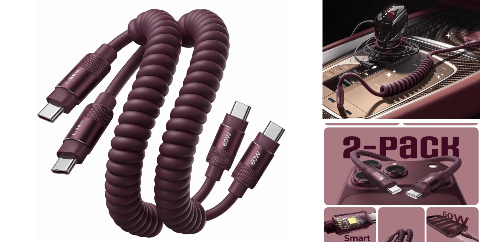 A close up of a cord