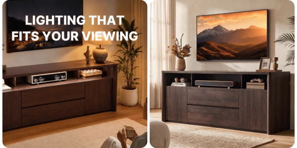 A room with a tv and a painting on the wall
