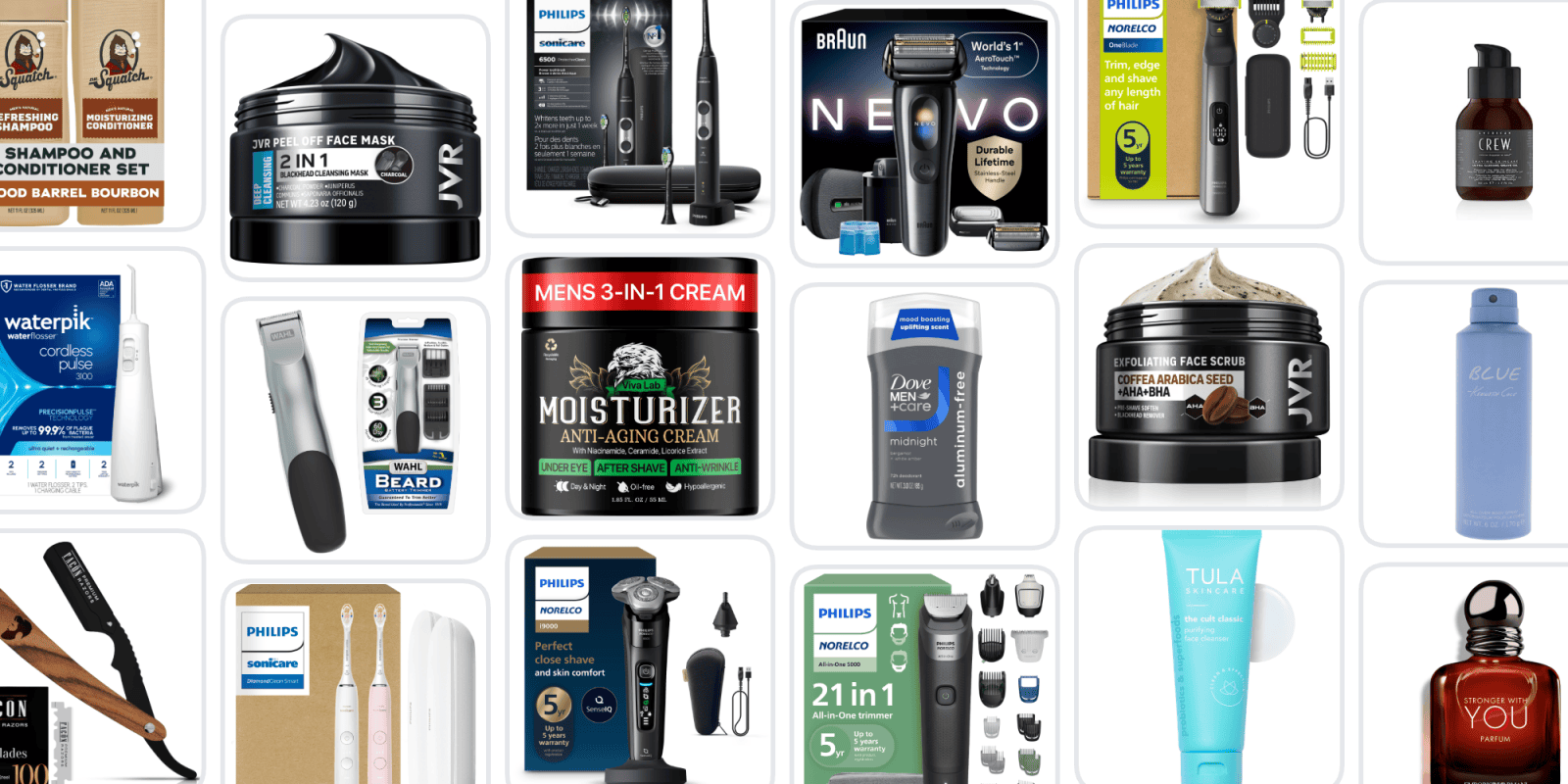 A collage of different products