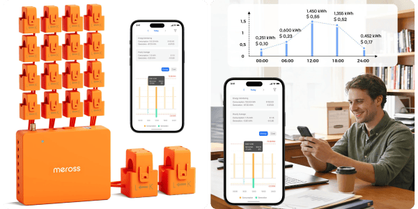 A collage of a cell phone and a couple of orange objects