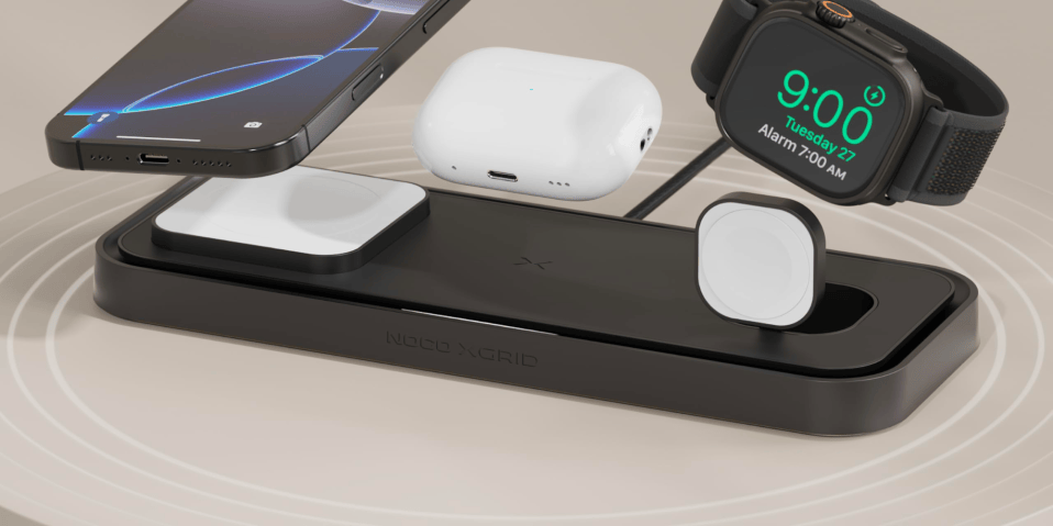 A device with a smart watch and a phone