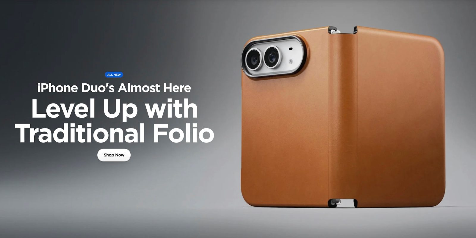 Nomad Traditional Leather Folio for iPhone Duo-01
