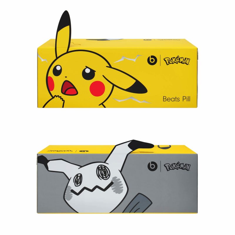 A yellow and grey box with cartoon characters on it