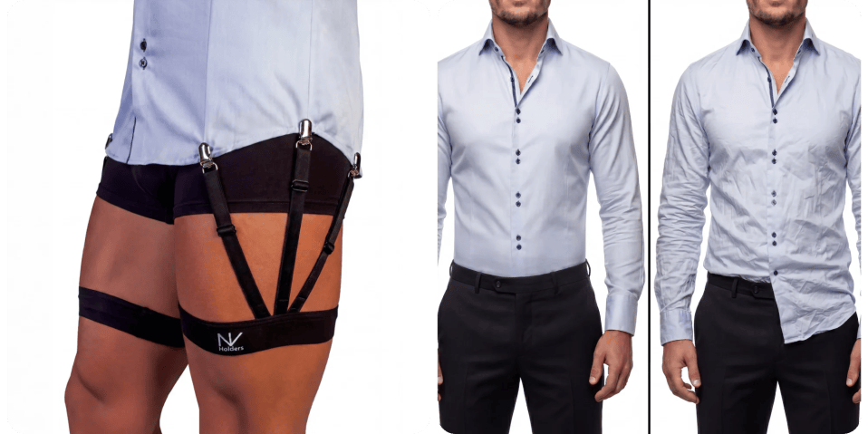 A man wearing a suspender