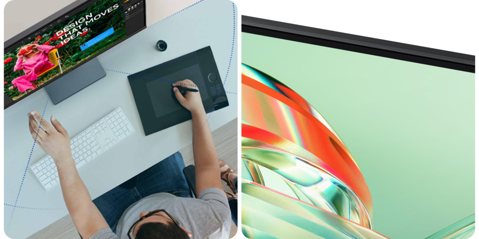 A man using a tablet
