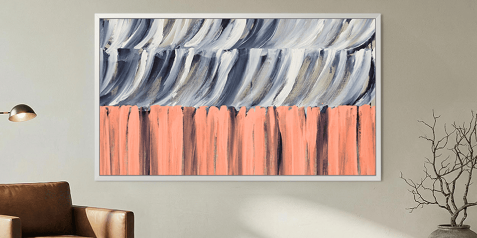 A painting of a wall