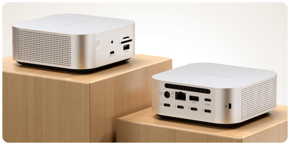 A pair of rectangular electronic devices