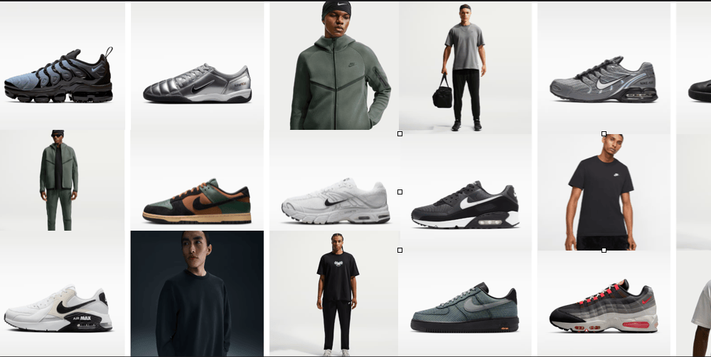 A collage of a man and a man wearing shoes