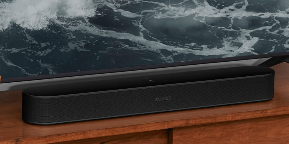 A close up of a television