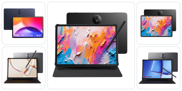 A digital tablet with a stylus