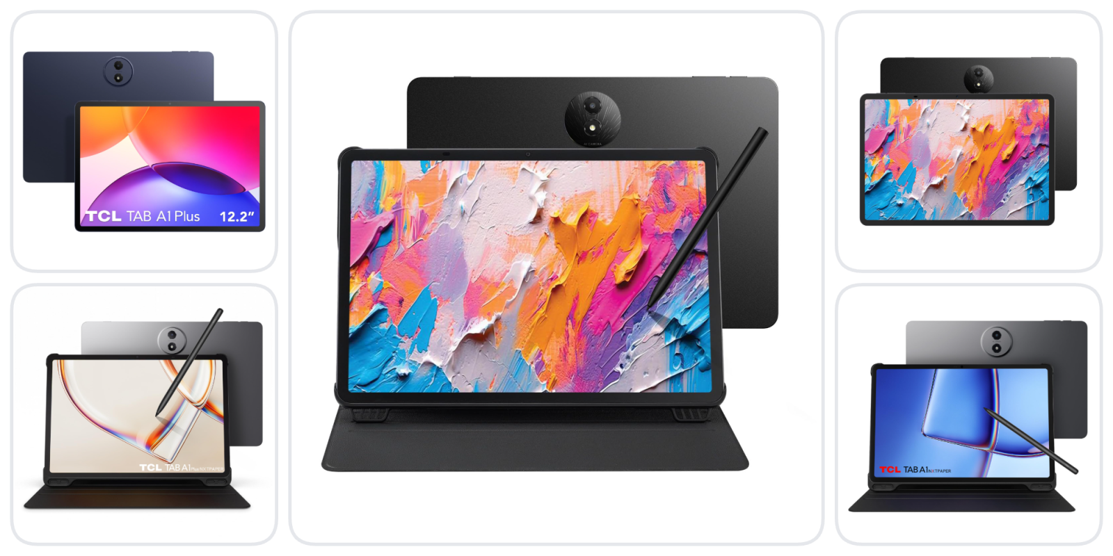 A digital tablet with a stylus